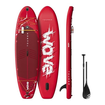 Wave Tourer 3.0 Inflatable Stand-Up Paddle Board – Red