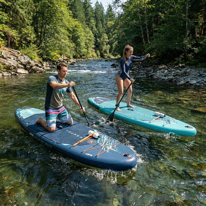 Wave Tourer 3.0 Inflatable Stand-Up Paddle Board – Navy Blue