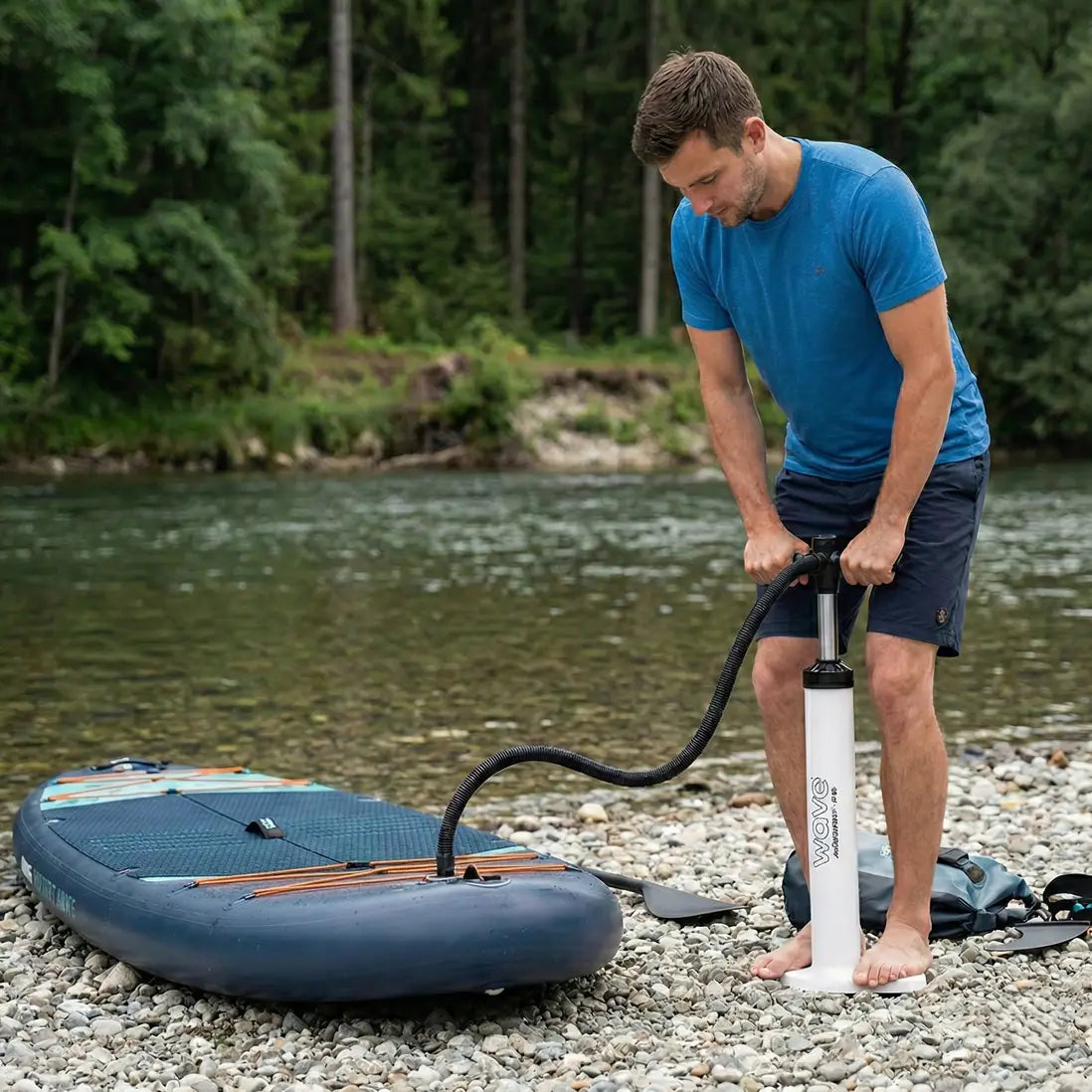 Wave Tourer 3.0 Inflatable Stand-Up Paddle Board – Red