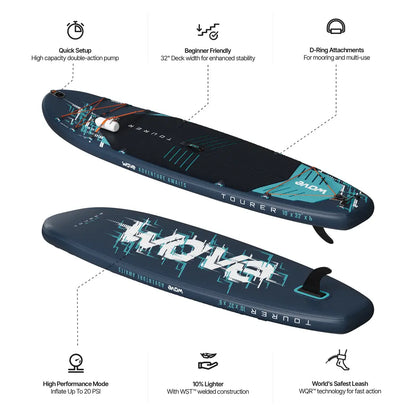 Wave Tourer 3.0 Inflatable Stand-Up Paddle Board – Navy Blue
